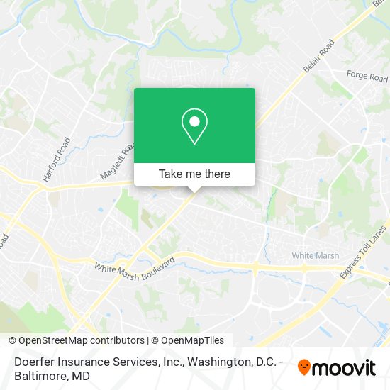 Mapa de Doerfer Insurance Services, Inc.