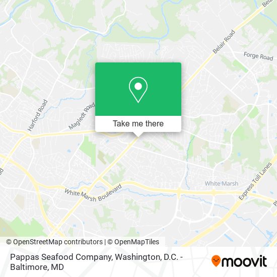 Mapa de Pappas Seafood Company