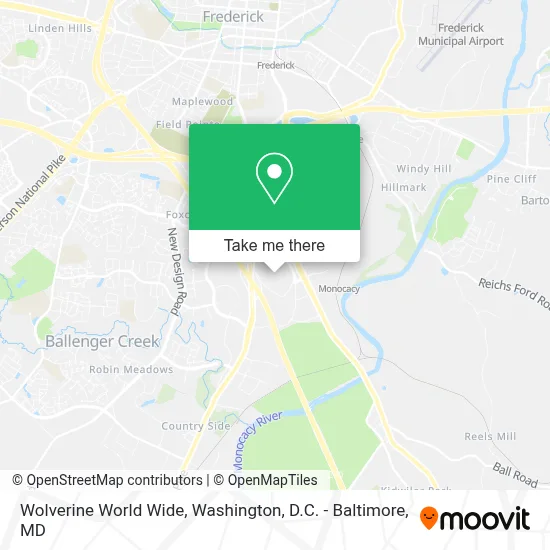 Wolverine World Wide map