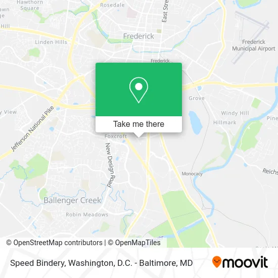 Speed Bindery map