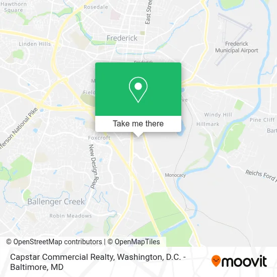 Capstar Commercial Realty map