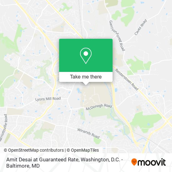 Amit Desai at Guaranteed Rate map