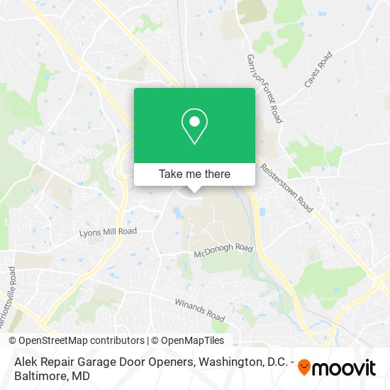 Alek Repair Garage Door Openers map