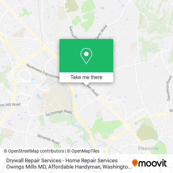 Mapa de Drywall Repair Services - Home Repair Services Owings Mills MD, Affordable Handyman