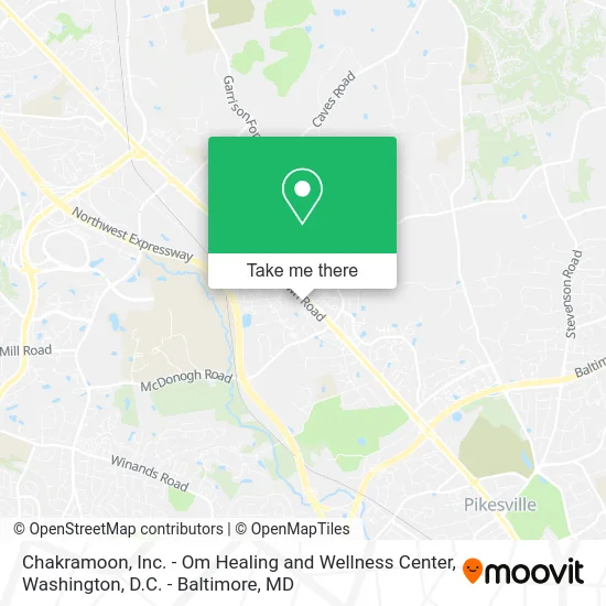 Chakramoon, Inc. - Om Healing and Wellness Center map