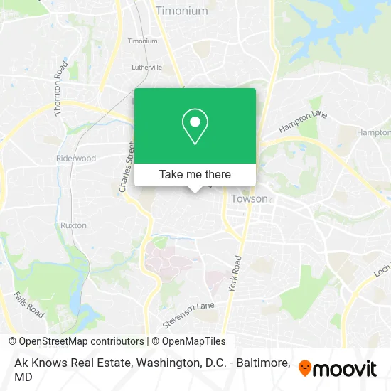 Ak Knows Real Estate map