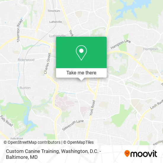 Custom Canine Training map