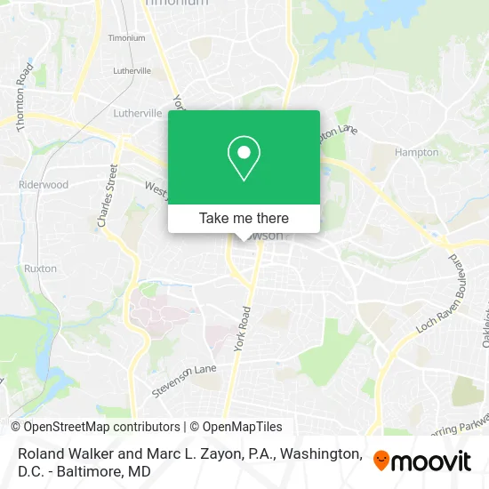 Roland Walker and Marc L. Zayon, P.A. map