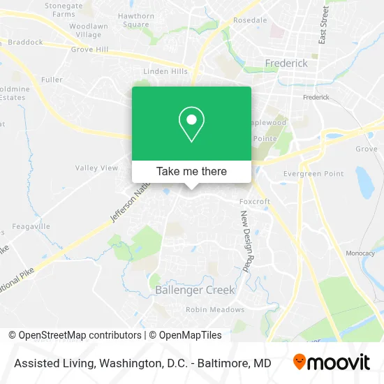 Assisted Living map