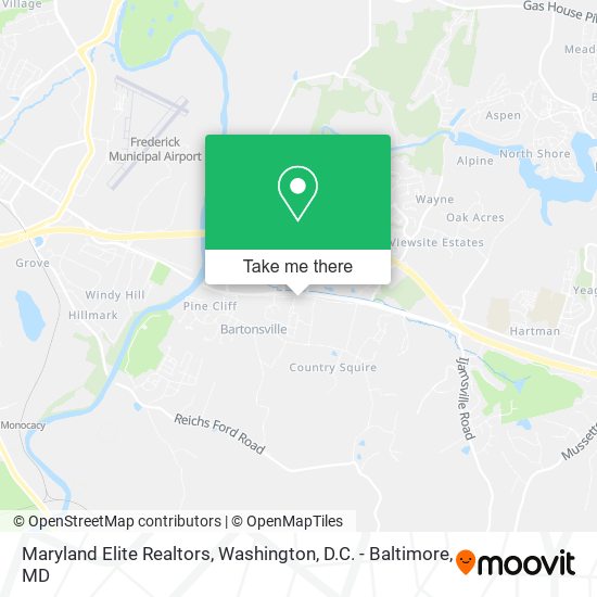 Maryland Elite Realtors map