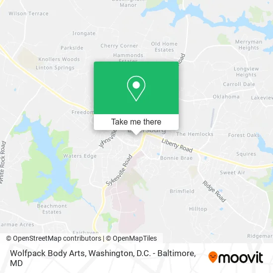 Mapa de Wolfpack Body Arts