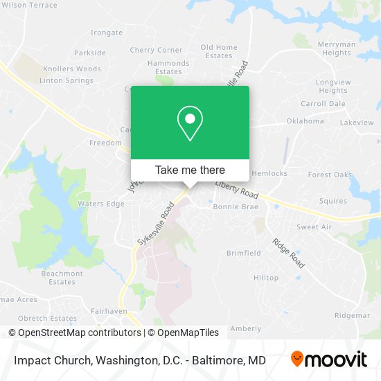 Impact Church map