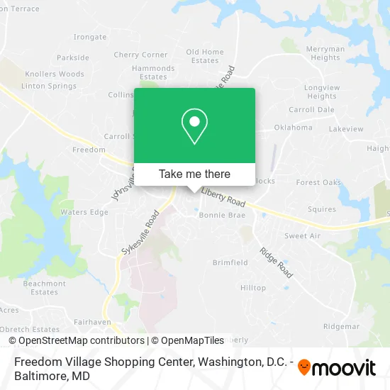 Mapa de Freedom Village Shopping Center