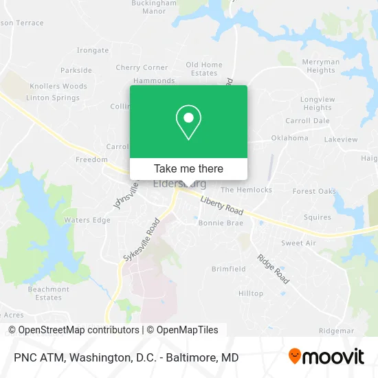 PNC ATM map