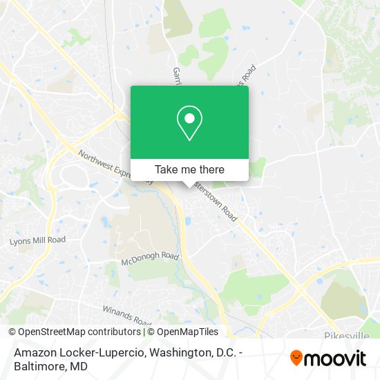 Mapa de Amazon Locker-Lupercio