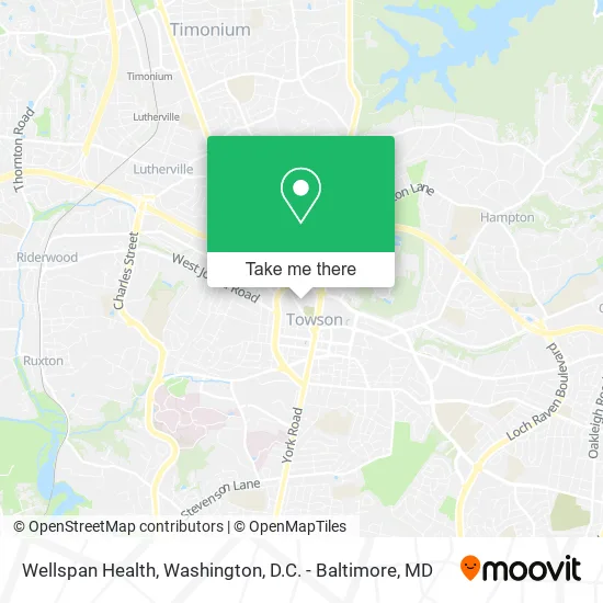 Wellspan Health map