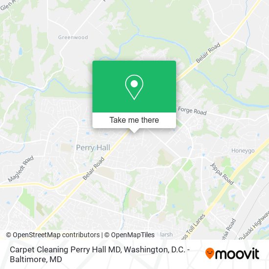 Carpet Cleaning Perry Hall MD map