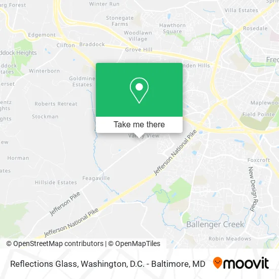 Reflections Glass map