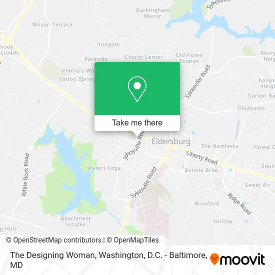 The Designing Woman map