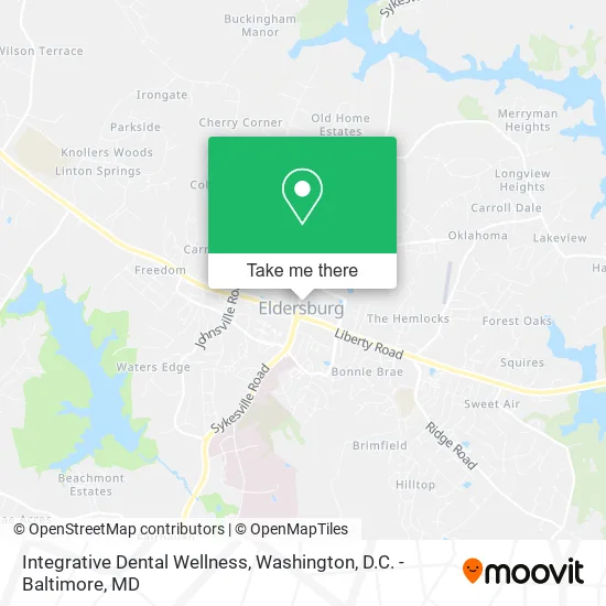 Integrative Dental Wellness map