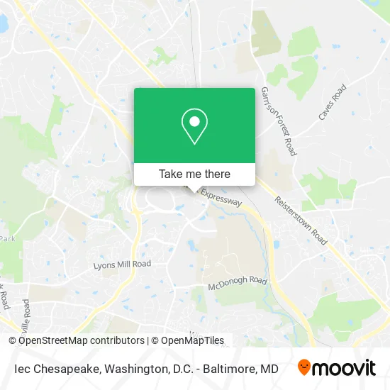 Mapa de Iec Chesapeake
