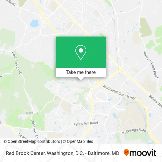 Red Brook Center map