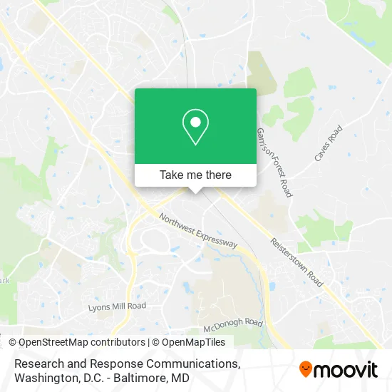 Research and Response Communications map