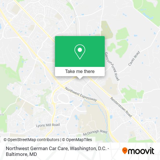 Northwest German Car Care map