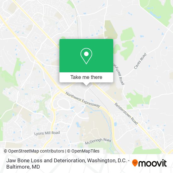 Jaw Bone Loss and Deterioration map