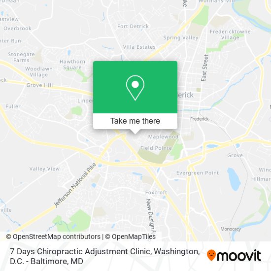 7 Days Chiropractic Adjustment Clinic map