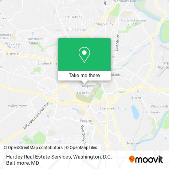 Hardey Real Estate Services map