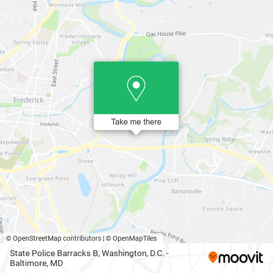 Mapa de State Police Barracks B