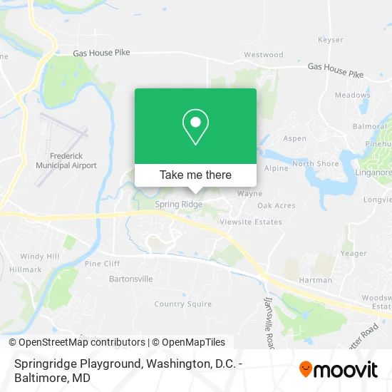 Springridge Playground map