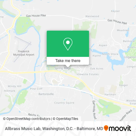 Allbrass Music Lab map