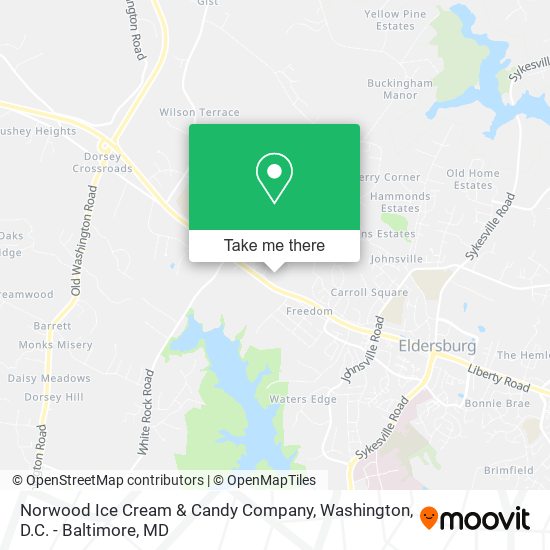 Mapa de Norwood Ice Cream & Candy Company