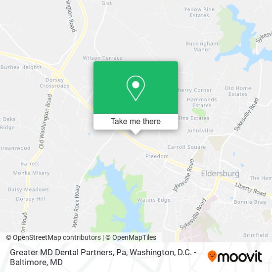 Greater MD Dental Partners, Pa map