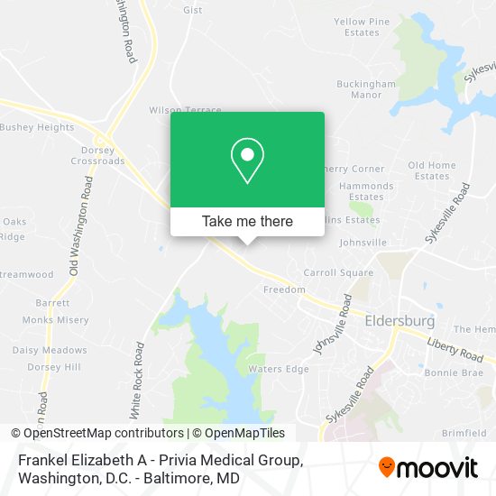 Mapa de Frankel Elizabeth A - Privia Medical Group