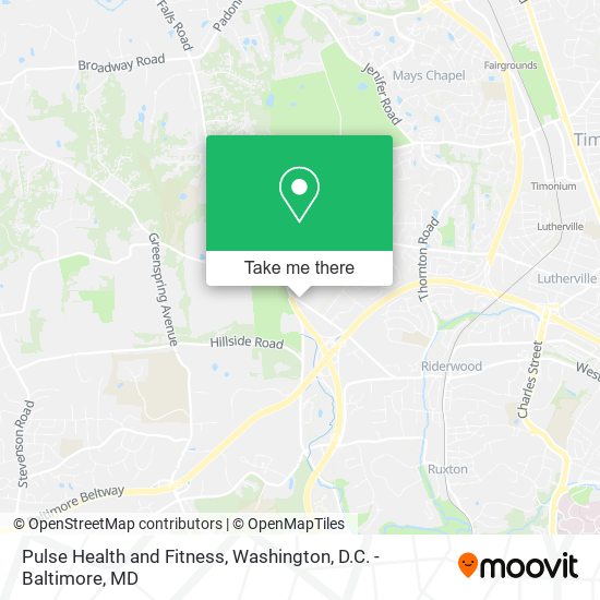 Mapa de Pulse Health and Fitness