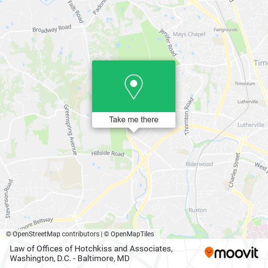 Mapa de Law of Offices of Hotchkiss and Associates