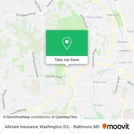 Mapa de Allstate Insurance