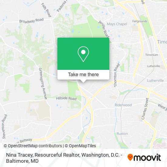 Nina Tracey, Resourceful Realtor map