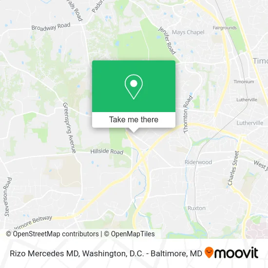 Rizo Mercedes MD map