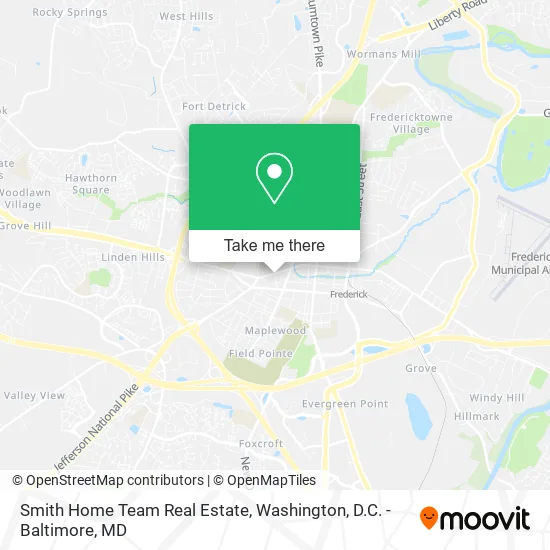 Mapa de Smith Home Team Real Estate