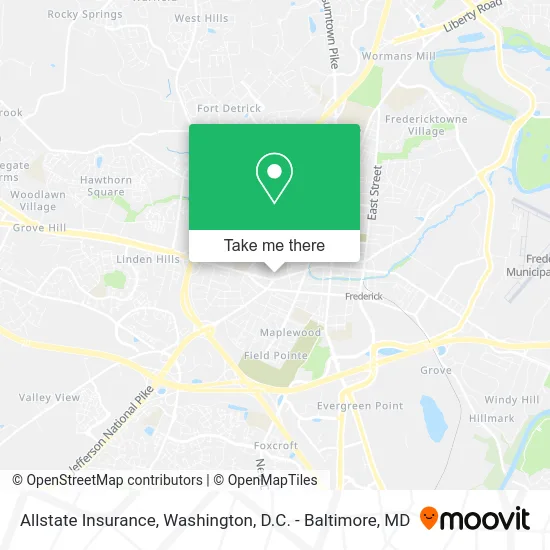 Allstate Insurance map