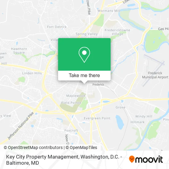 Mapa de Key City Property Management