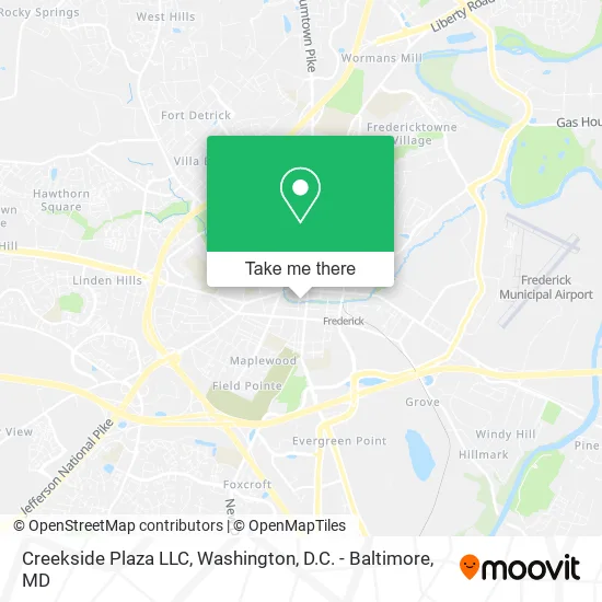 Creekside Plaza LLC map