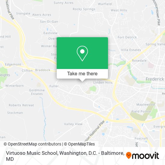 Virtuoso Music School map