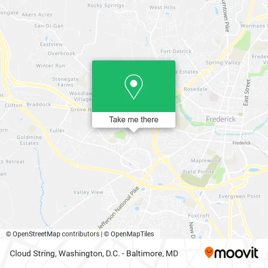Cloud String map