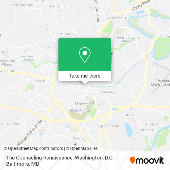 The Counseling Renaissance map