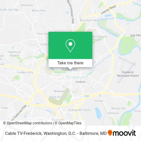 Cable TV-Frederick map